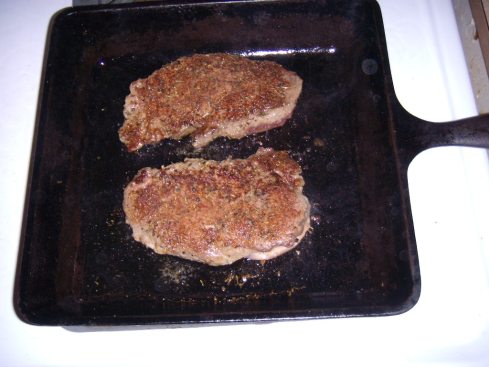 seared meat = juicy goodness